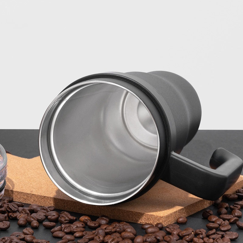 Stainless Steel Handle Car Water Straw Thermal Insulation Cup null