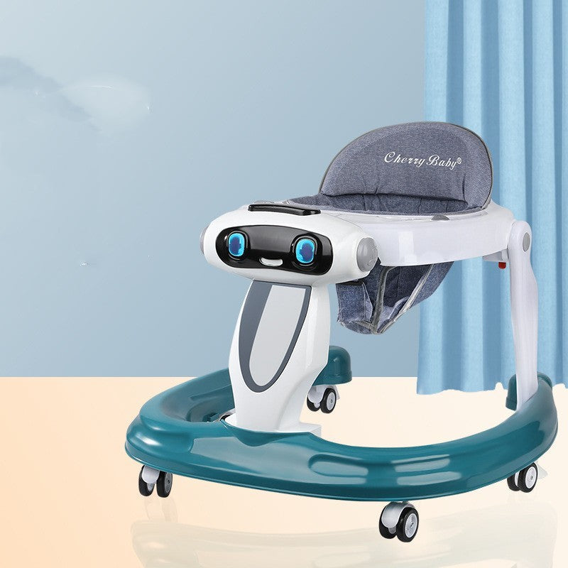 Baby Walker Anti-O-leg Baby Children's Multi-functional Anti-rollover Walker null